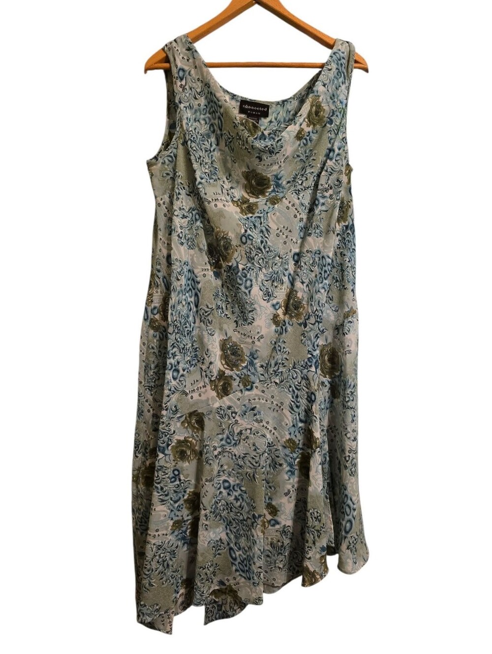 Vintage | Y2K Blue Floral Dress